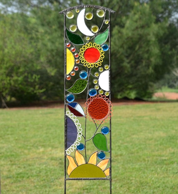 Garden Decor Design 6th, Stained Glass Garden Decorations Limited