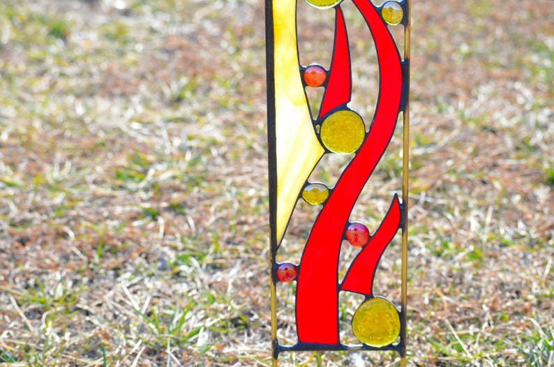 Stained Glass Religious Garden Art Options for Message Etsy