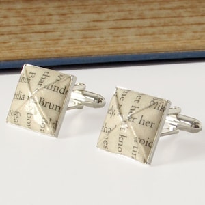 Gemelli per anniversario di carta, gemelli origami letterari