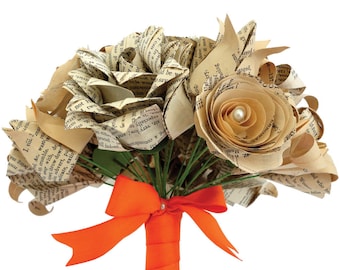 Eco Recycled Bouquet Mixed Origami Flowers