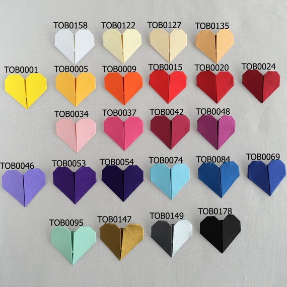 Origami Heart 3d Wall Art Frame