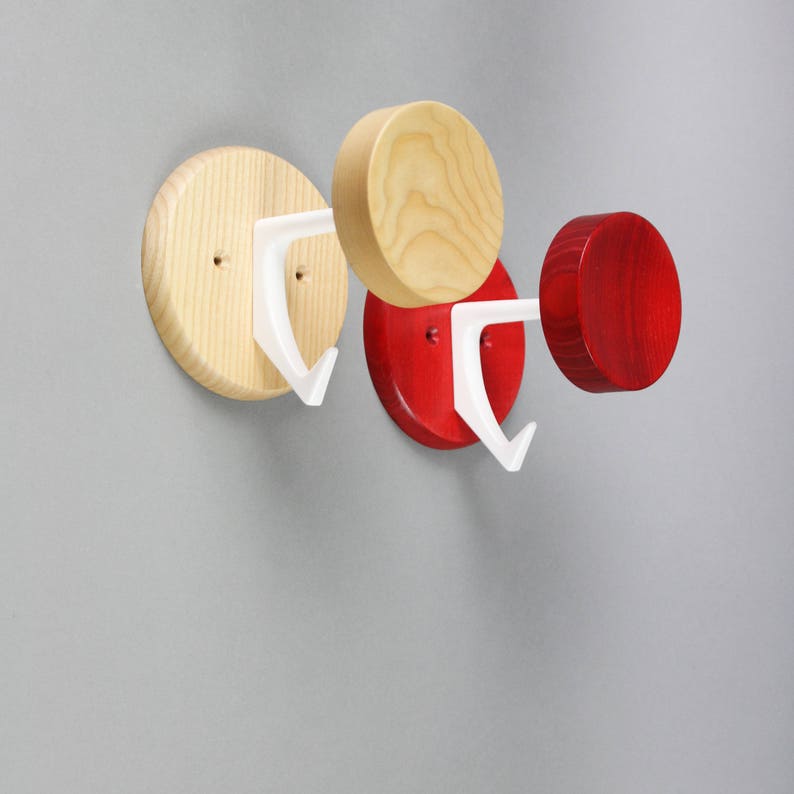 Vintage Midcentury Modern Coat Hook Vintage Red Coat Hook Etsy