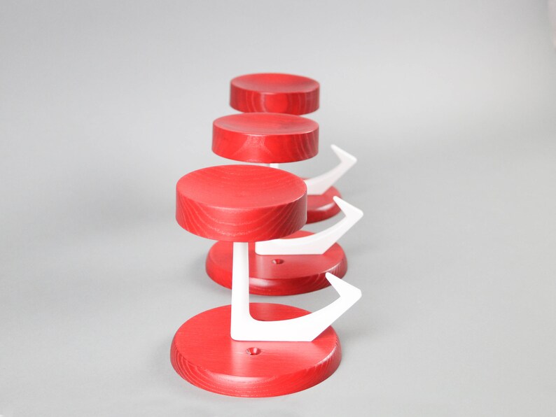 Vintage Midcentury Modern Coat Hook Vintage Red Coat Hook Etsy