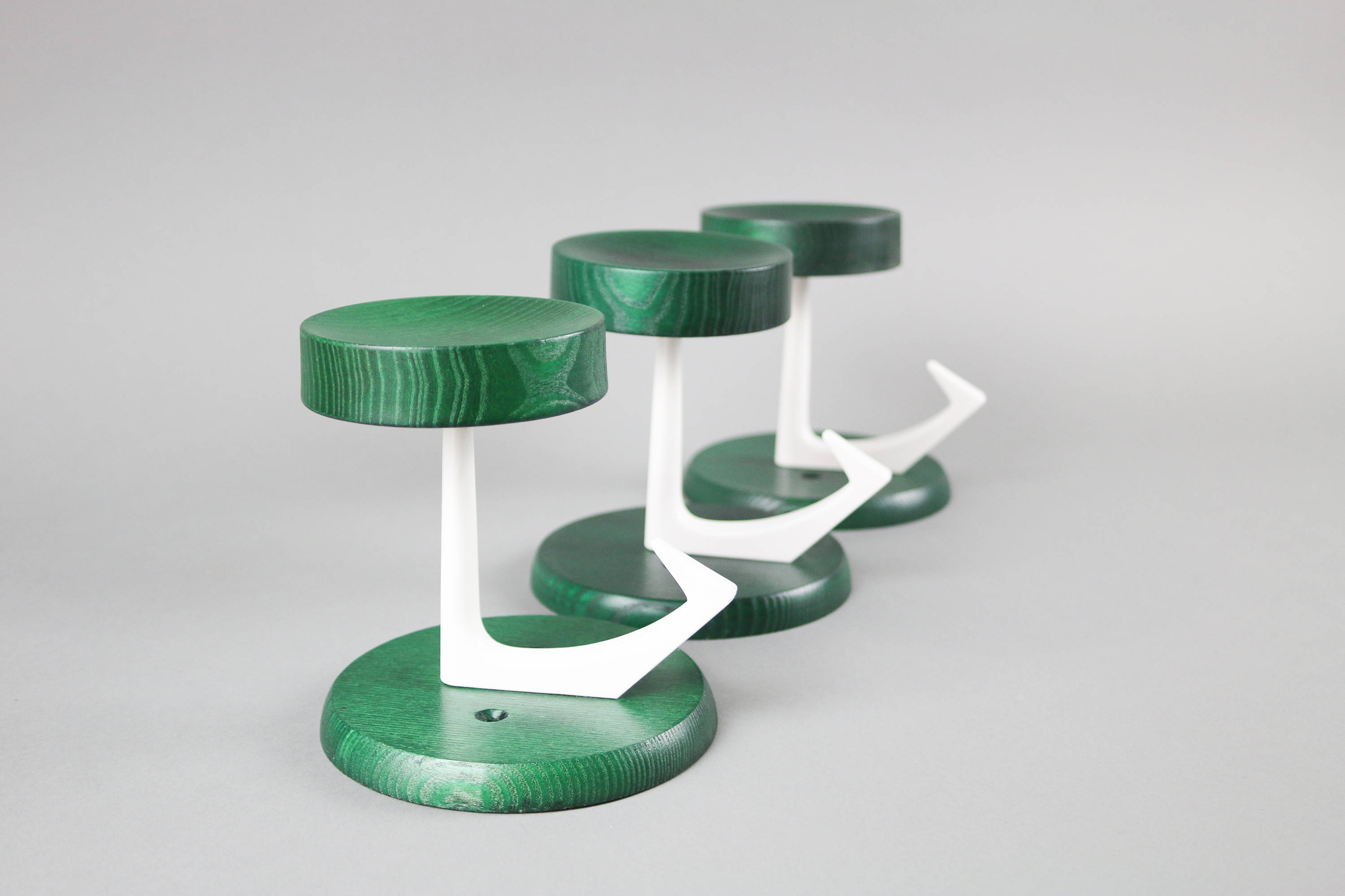 Vintage Green Hook, Midcentury Modern, Green Coat Hook, Hat Rack