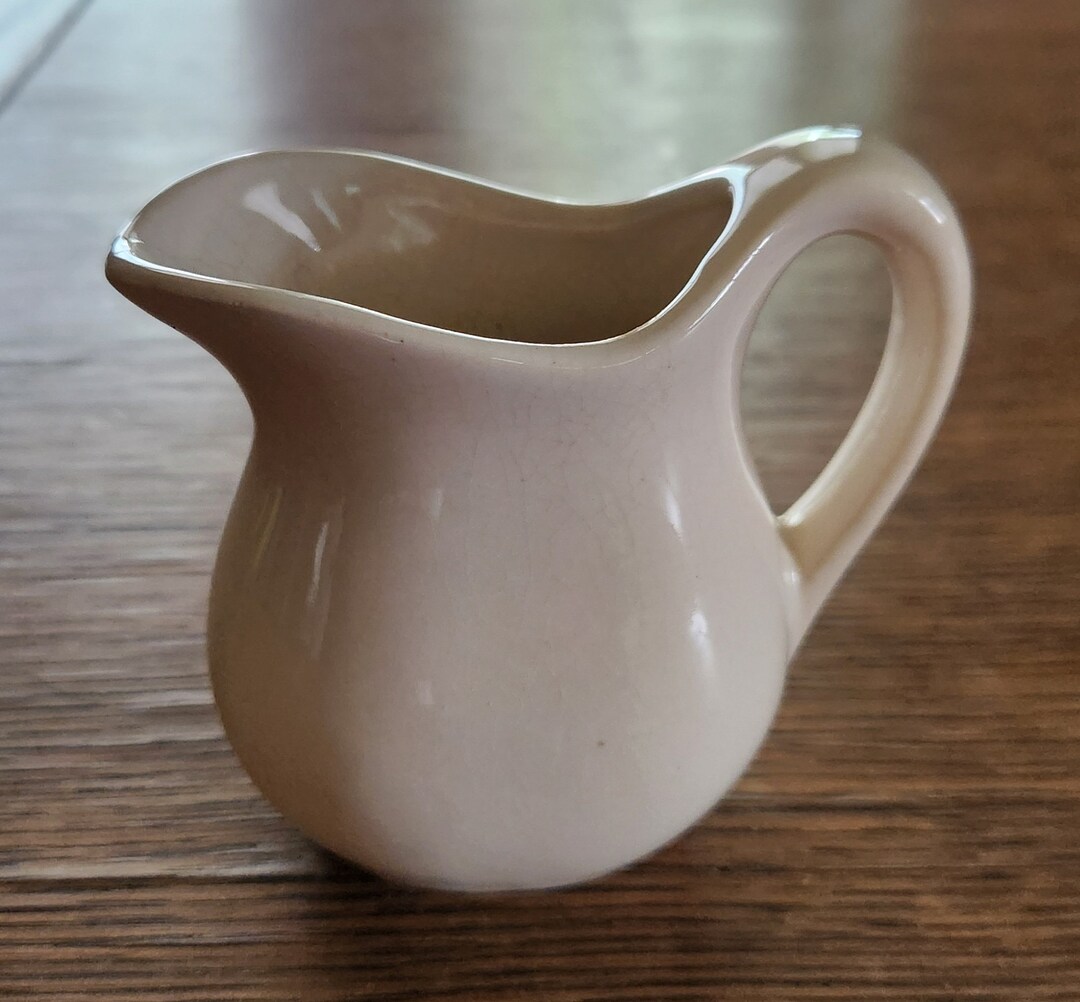 Farmhouse USA Off-white Pitcher - Etsy