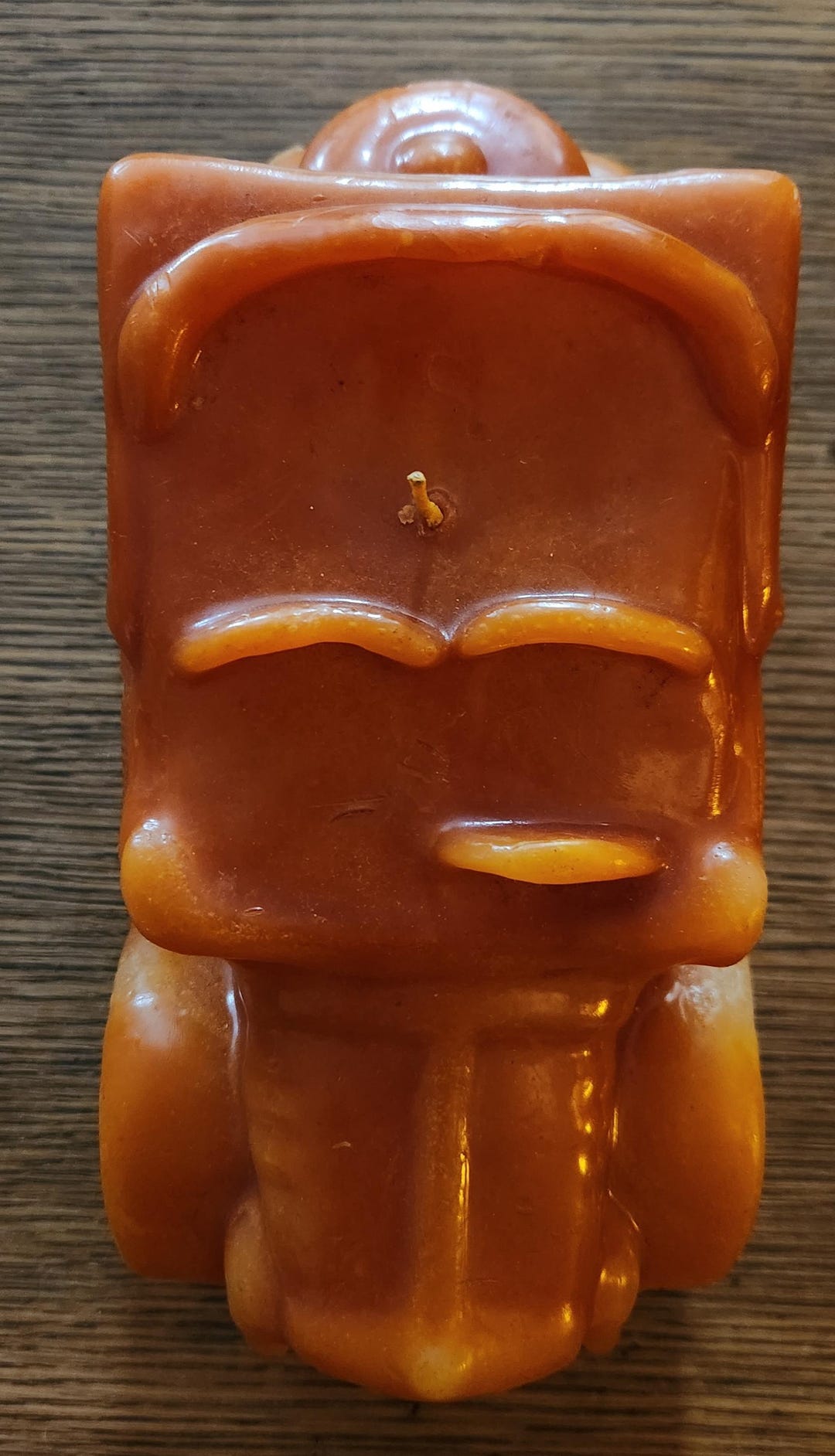 Vintage Amber Beeswax Car Candle Etsy