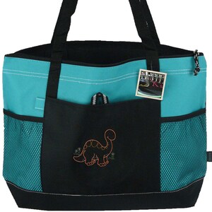 Baby Essentials 3 In 1 Blue Dino Themed Diaper Bag —