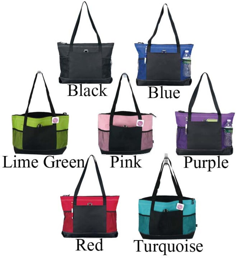 Cross /& Swirls Gemline Select Zippered Tote Pastor Officiant Clergy Religious Sunday School Teacher Bag Free Name
