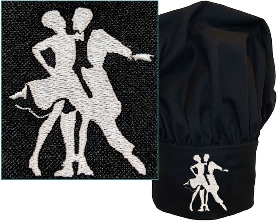 Ballroom Dancers Fun Dancing Chef Hat Custom Embroidered Cookout BBQ Il_570xn