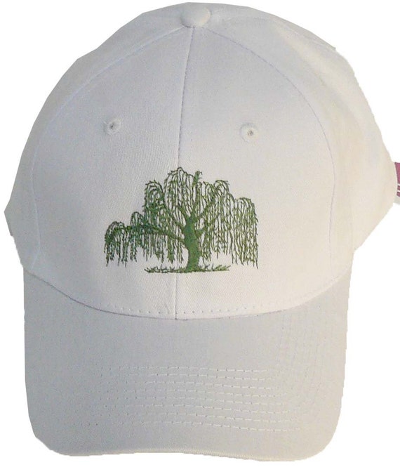 Weeping Willow Tree Landscaping Arborist Monogram Baseball Hat Custom ...