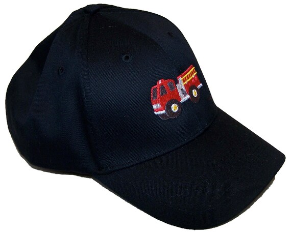 Fire Truck Firefighter Baseball Cap Hat 