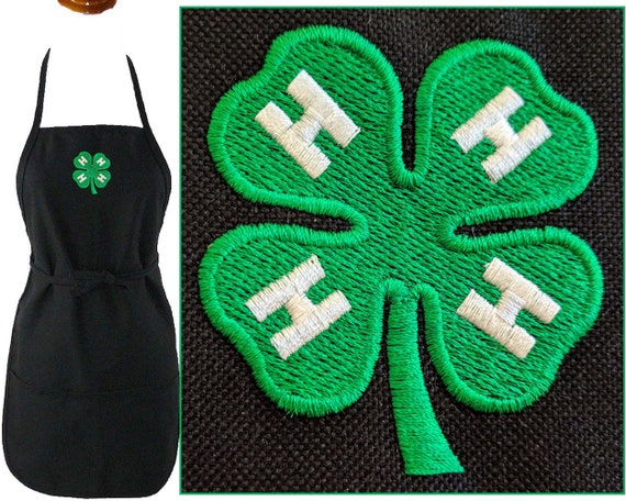 4-H Apron Youth or Adult Size Art Smock Custom Embroidered + Free Name Il_570xn