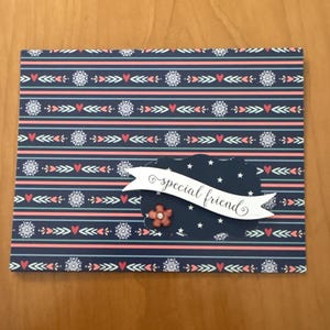 Special Friend Handmade Greeting Card