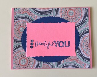 Beautiful You Handmade Card