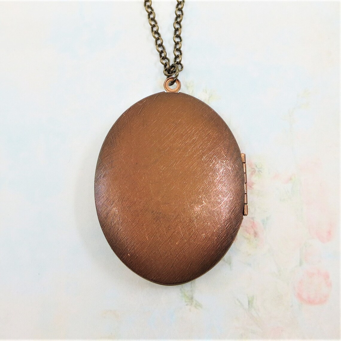 Vintage Locket Medieval Locket Renaissance Locket Large Oval Etsy