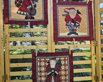 Santa One Panel Wall Hangings
