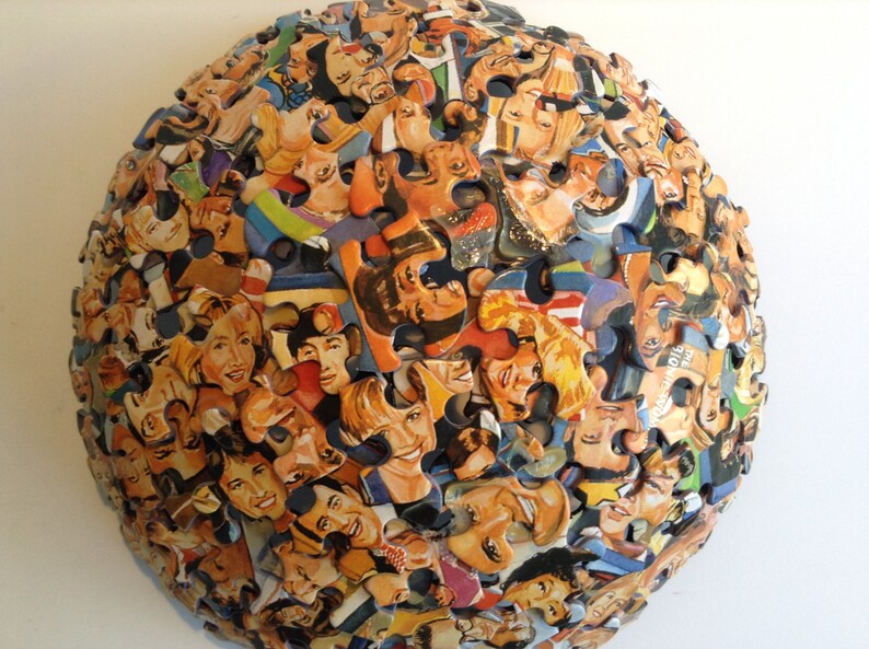 Who's Looking at You Jigsaw Puzzle Bowl Etsy