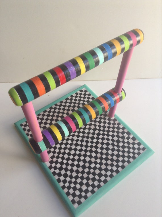 Hand Painted Small Napkin Holder Handcrafted