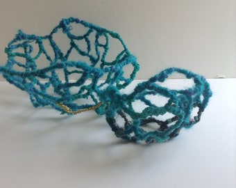 Wire and Wool Basket