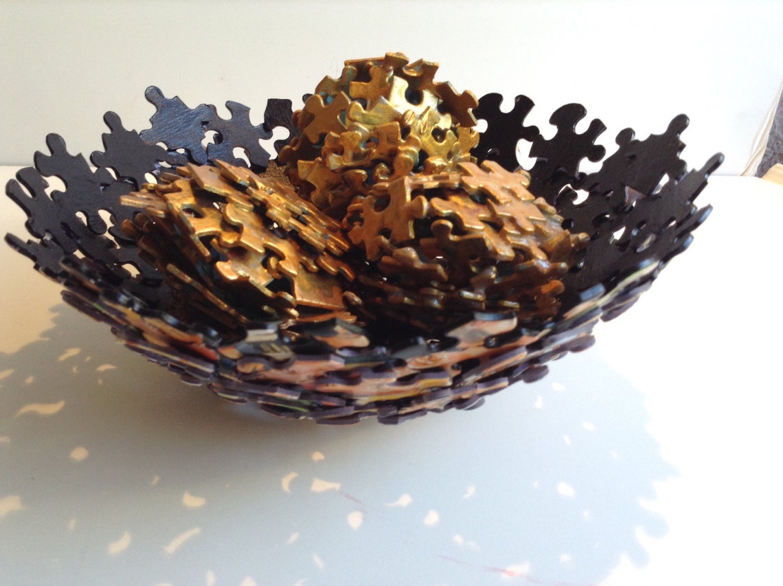 Who's Looking at You Jigsaw Puzzle Bowl Etsy