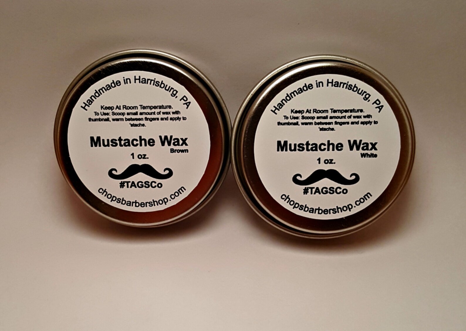 Mustache Wax Light OR Dark Etsy