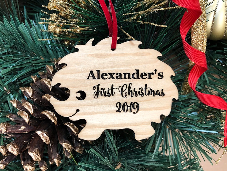 engraved first christmas ornament