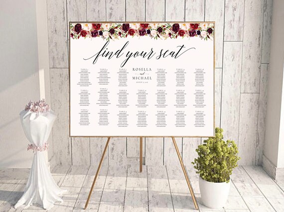 wedding table assignment etiquette