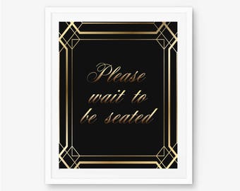 Wait to Be Seated - Etsy