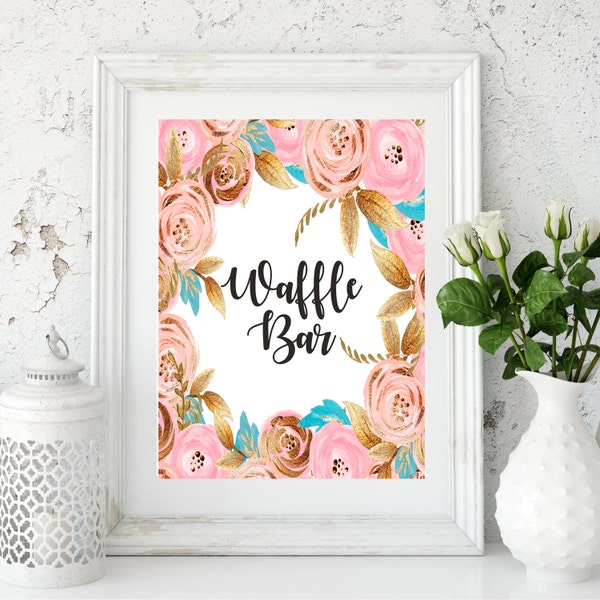 Printable Waffle Bar - Etsy