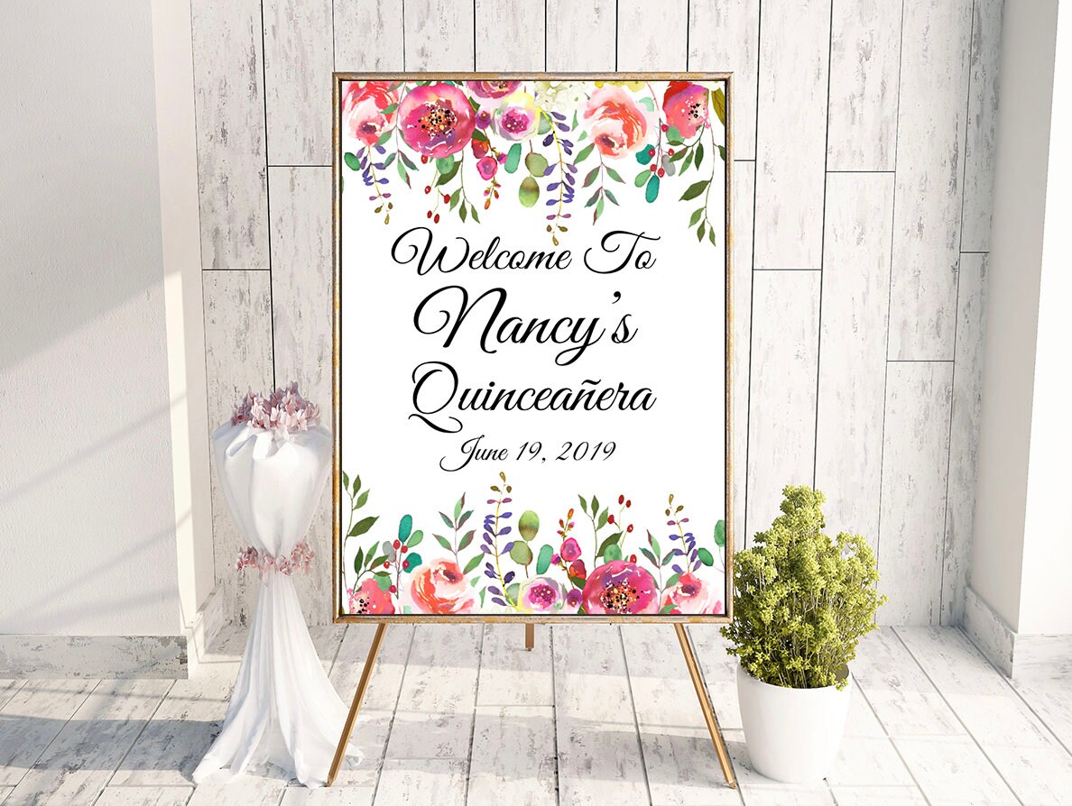 Quinceañera Sign Quinceanera Sign 15th Birthday Sign Sweet Etsy UK