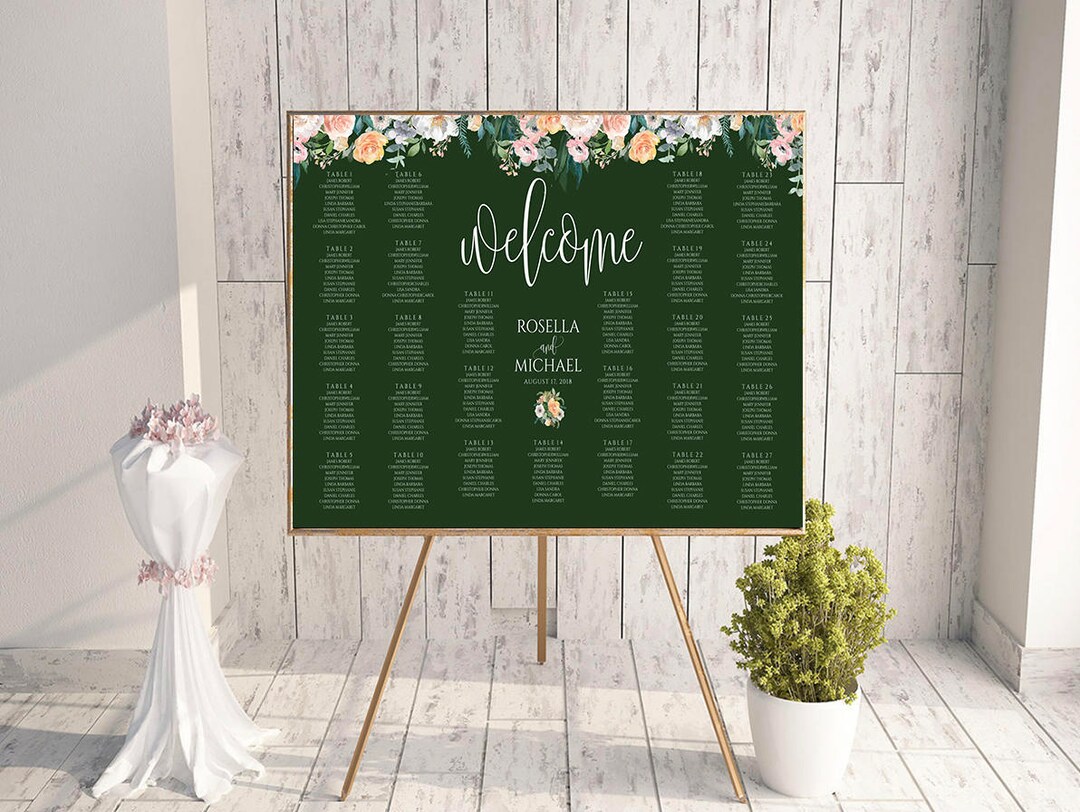 Seating Plan, Wedding Seating Plan, Printable Seating, Table Seating