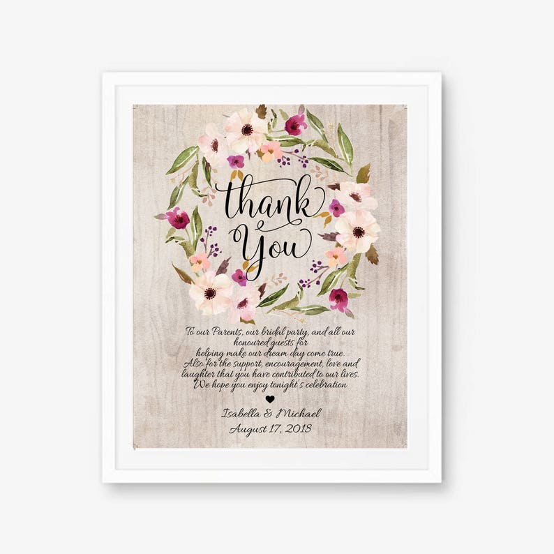marsala thank you floral boho placement card placement cards thank you place card Boho wedding boho thank you cards boho place cards