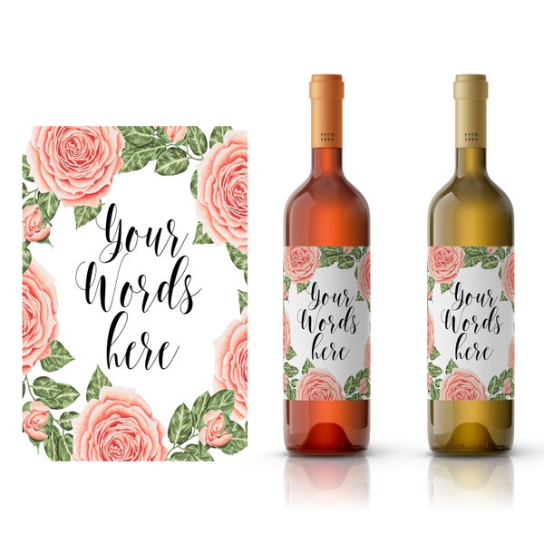 Etichetta di vino modificabile, etichetta di vino fai-da-me, il tuo testo qui, etichetta del vino personale, etichetta del vino cardine, etichetta di vino personalizzata, etichette di vini personalizzate,