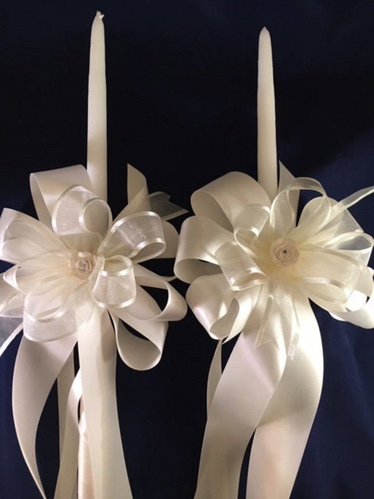 Greek Wedding Bride Groom Candles Etsy