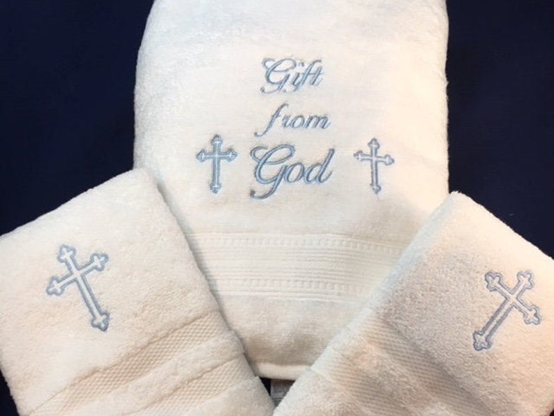Complete Greek Orthodox Embroidered Baptism Christening Gift Etsy