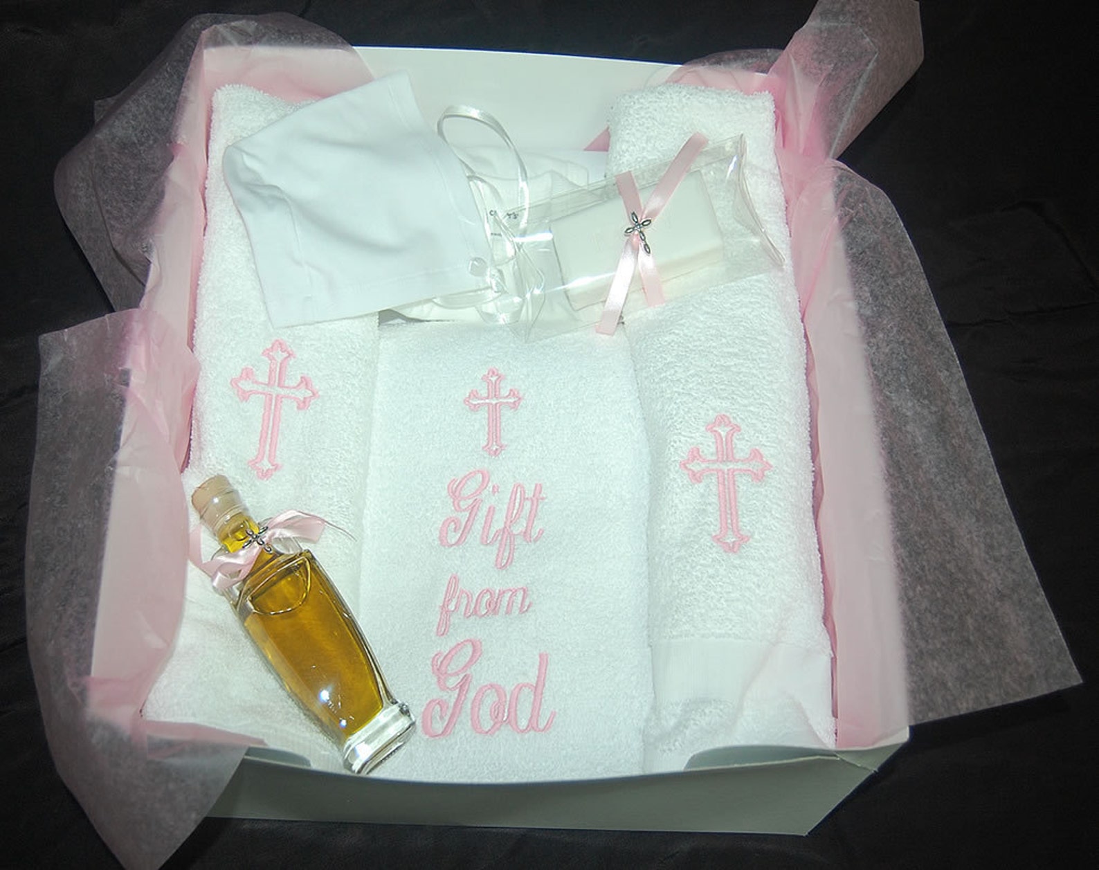 Complete Greek Orthodox Embroidered Baptism Christening Gift Etsy