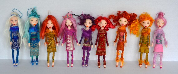 Art Doll Handmade Doll Ornament