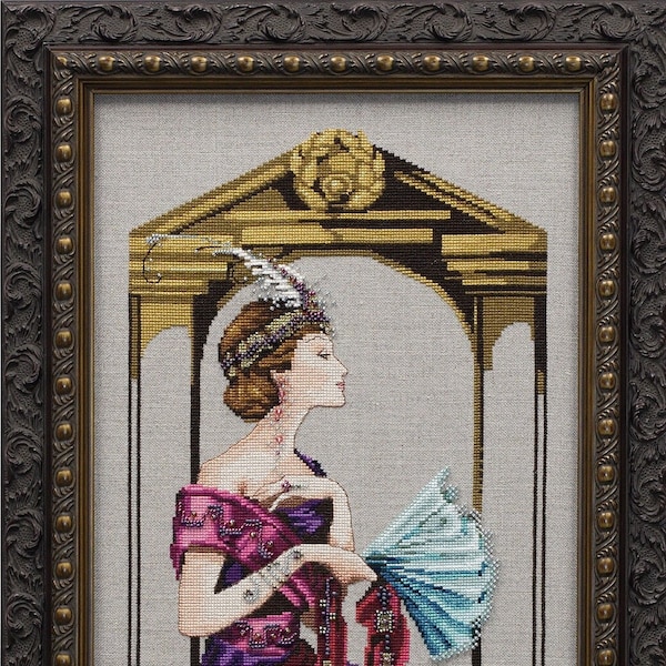 Venetian Opulence by Mirabilia Designs (designer Nora Corbett) counted cross stitch Pattern & Embellishment Pack release 2008