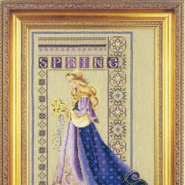 Celtic Spring by Lavender & Lace. Designer Marilyn Leavitt-Imblum Counted cross stitch pattern 2000