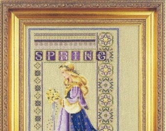 Celtic Spring by Lavender & Lace. Designer Marilyn Leavitt-Imblum Counted cross stitch pattern 2000