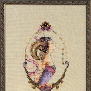 Aries - Zodiac Girls by Nora Corbett (designer Mirabilia Designs) new cross stitch pattern 2021