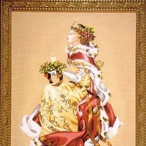 Royal Holiday by Mirabilia Designs (designer Nora Corbett) a new counted cross stitch pattern released 2004