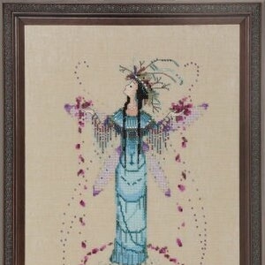 The Rain Queen The Black Forest Pixies by Nora Corbett 2015 (designer Mirabilia Designs) counted cross stitch pattern, Embellishment pack