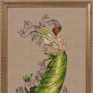 Hiedra Venenosa de Nora Corbett Designs 2018 Serie Pixies Venenosas Patrón de punto de cruz, Paquete de adornos