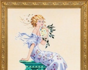 Florentina by Mirabilia Designs (designer Nora Corbett) a new counted cross stitch pattern embellishment pack released 2015 MD138