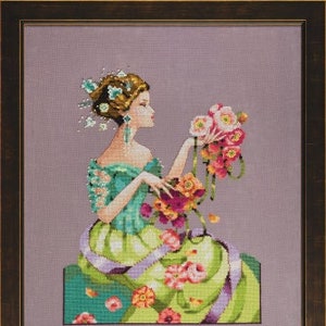 Lavender Mist by Mirabilia (designer Nora Corbett) Cross stitch pattern release August 2022