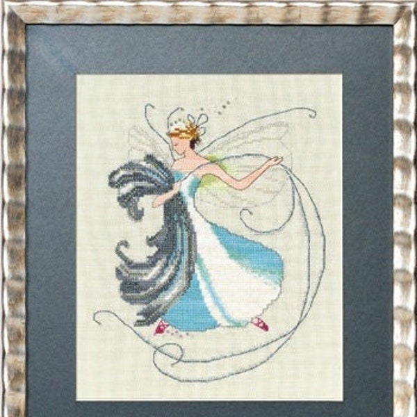 Floss Fairy by Nora Corbett Cross stitch Pattern released 2010 Stitching Fairies Collection #1