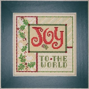 Kit de bordado con cuentas y punto de cruz contado de la serie Winter 2023 de Joy by Mill Hill