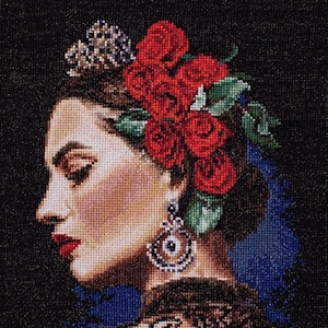 Muse van LETISTITCH Geteld borduurpakket