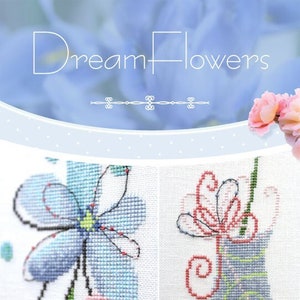 Ulotka Dreamflowers autorstwa UB-Design (Niemcy) Wzór do haftu krzyżykowego